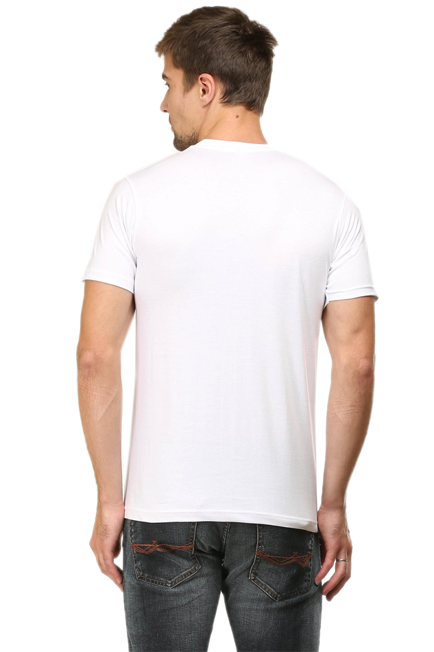 Men Round Neck Classic Half Sleeve T Shirt