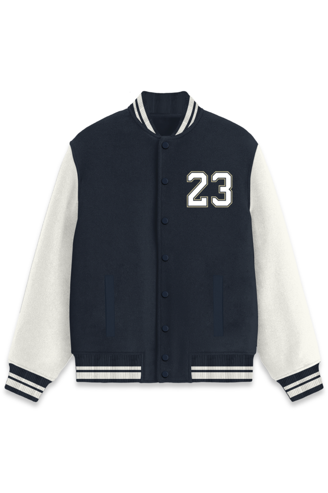 Unisex Varsity Jacket Navy Blue