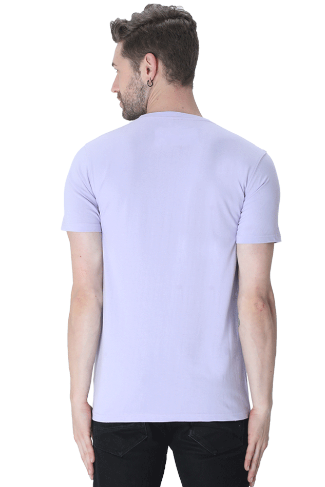 Men Round Neck Classic Half Sleeve T Shirt