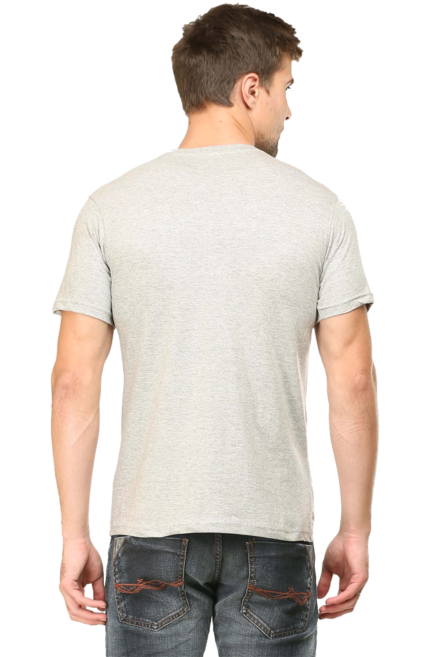 Men Round Neck Classic Half Sleeve T Shirt