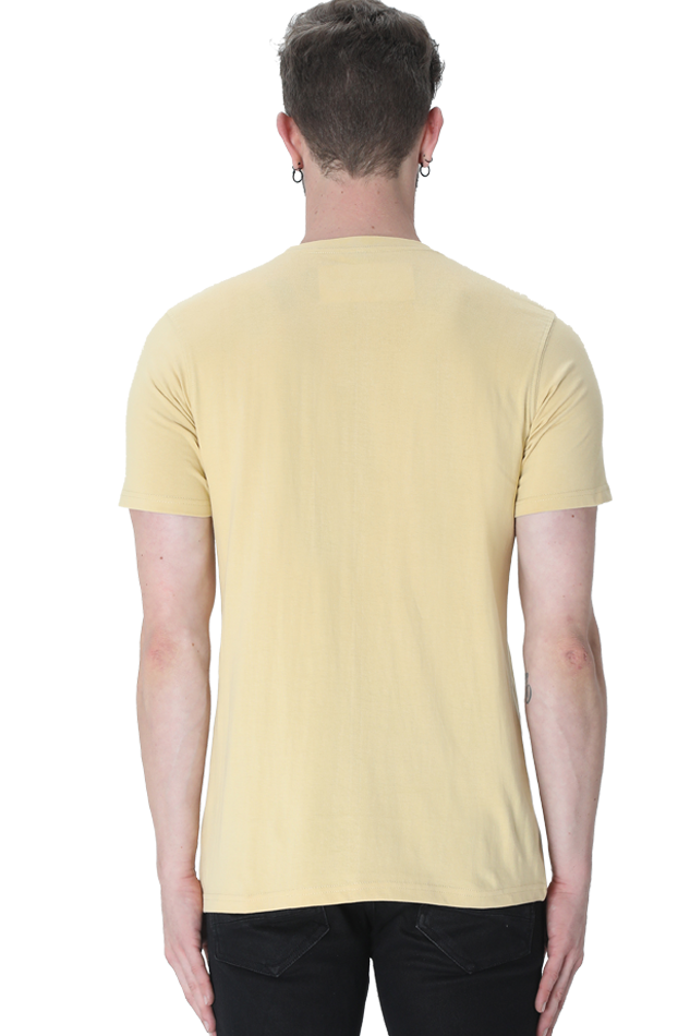 Men Round Neck Classic Half Sleeve T Shirt