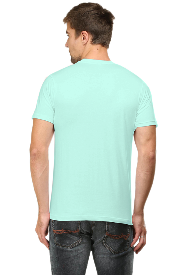 Men Round Neck Classic Half Sleeve T Shirt