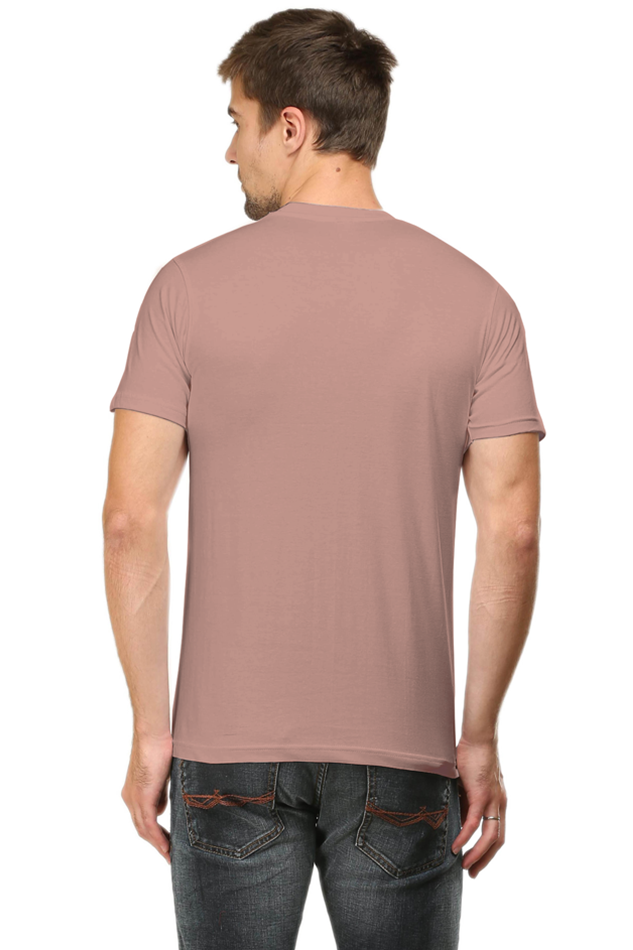 Men Round Neck Classic Half Sleeve T Shirt